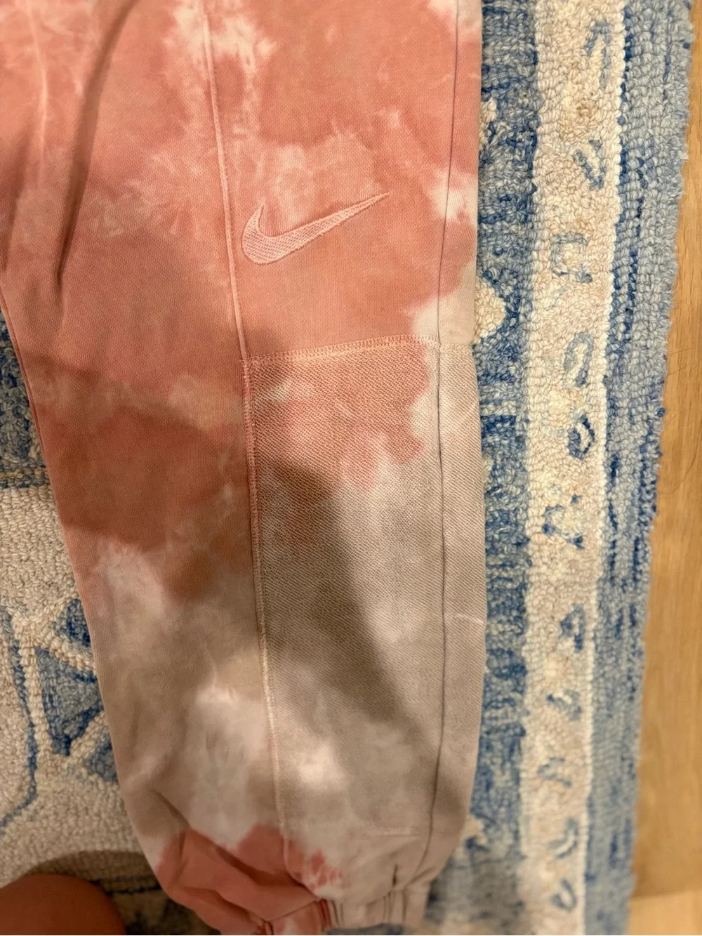 Nike Tie-Dye Joggers - Pink & Tan